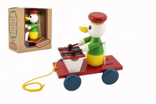 Teddies Raca s ksilofonom, ki vleče barvito 20cm