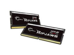 G.Skill Ripjaws RAM pomnilnik za prenosnik, 32 GB (2x 16GB kit), DDR5, 5200 MT/s, CL38, SODIMM (F5-5200S3838A16GX2-RS)