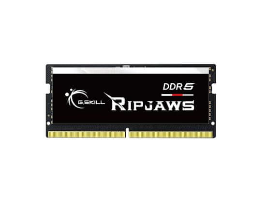 G.Skill Ripjaws RAM pomnilnik za prenosnik, 16 GB, DDR5, 5200 MT/s, CL38, SODIMM (F5-5200S3838A16GX1-RS)