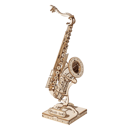 Robotime Saksofon, Lesena 3D sestavljanka, (TG309)