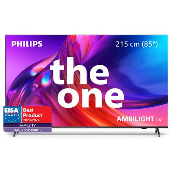 Philips The One 85PUS8818/12 4K UHD LED televizor, AMBILIGHT tv, Google TV, 120 Hz
