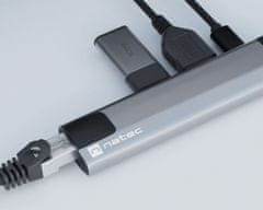 Natec Fowler Go USB zvezdišče, 2x USB, HDMI, Ethernet, USB-C (USB-HUB-NAT-FOWLER-GO)