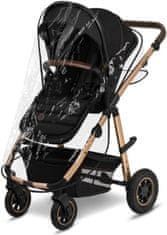 Lionelo Amber 3v1 kombiniran otroški voziček, črn (Black Onyx)
