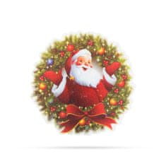 Family Božični RGB LED dekor - samolepilni - venček