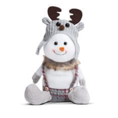 Family Božični snežak - s klobukom severnega jelena - 30 x 20 x 14 cm