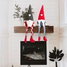 Family Božični skandinavski palček z nogami moder 50 cm