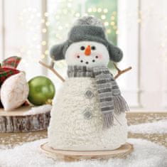 Family Božični dekor snežaka - z rokami, s klobukom - 35 x 22 cm