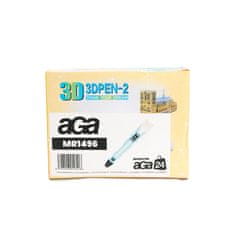Aga 3D Pero z LCD zaslonom Modro
