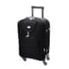 World Travel Suitcase 25 inch, črna mešanica