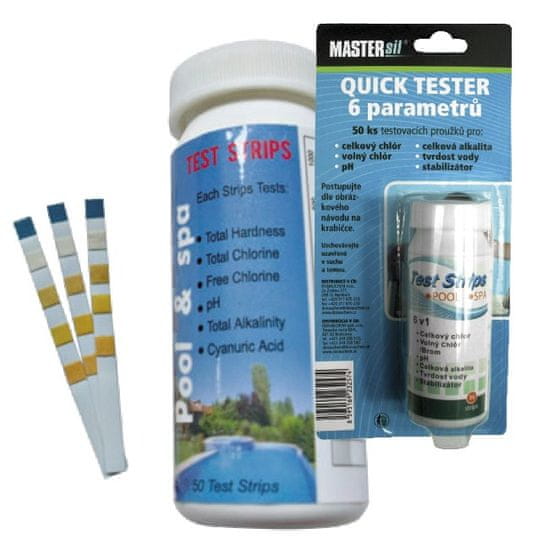 STREFA QUICK TESTER papirji - 6 parametrov