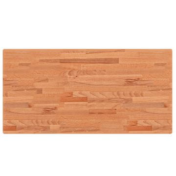 Vidaxl Kopalniški pult 100x50x4 cm trdna bukovina