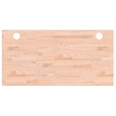 Vidaxl Mizna plošča 100x50x2,5 cm trdna bukovina