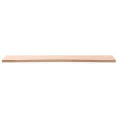 Vidaxl Mizna plošča 110x(55-60)x2,5 cm trdna bukovina