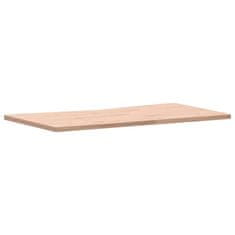 Vidaxl Mizna plošča 110x(55-60)x2,5 cm trdna bukovina