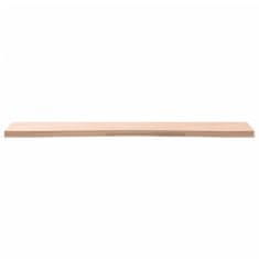 Vidaxl Mizna plošča 100x(45-50)x2,5 cm trdna bukovina