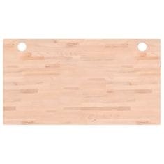 Vidaxl Mizna plošča 110x60x2,5 cm trdna bukovina