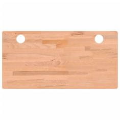 Vidaxl Mizna plošča 100x50x2,5 cm trdna bukovina