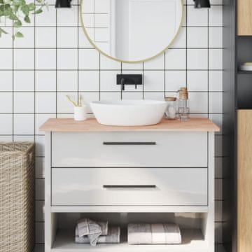 Vidaxl vidaXL Kopalniški pult 100x60x1,5 cm masiven bukov les