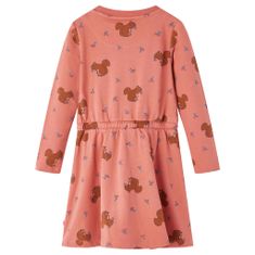 Vidaxl Otroška obleka starinsko roza 116