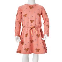 Greatstore Otroška obleka starinsko roza 104