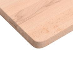 Vidaxl Mizna plošča 100x(45-50)x1,5 cm trdna bukovina