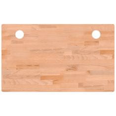 Vidaxl Mizna plošča 100x60x2,5 cm trdna bukovina