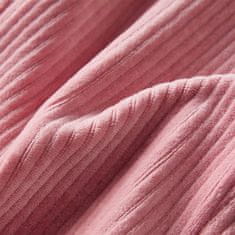 Vidaxl Otroške hlače rebrasti žamet svetlo roza 104