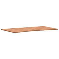 Vidaxl Mizna plošča 110x(55-60)x1,5 cm trdna bukovina