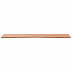 Vidaxl Mizna plošča 110x(55-60)x1,5 cm trdna bukovina