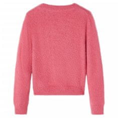 shumee Otroški pulover pleten starinsko roza 104