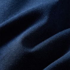 Vidaxl Otroška obleka z dolgimi rokavi mornarsko modra 128
