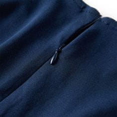 Vidaxl Otroška obleka z dolgimi rokavi mornarsko modra 128