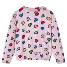 Vidaxl Otroški pulover roza 104