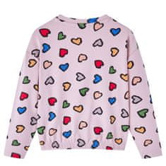 Vidaxl Otroški pulover roza 104