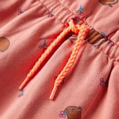 Vidaxl Otroška obleka starinsko roza 128