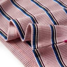 Vidaxl Otroška majica z dolgimi rokavi svetlo roza 104
