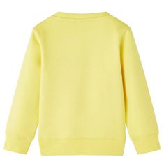Vidaxl Otroški pulover svetlo rumen 116