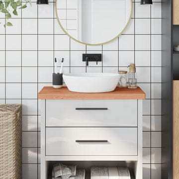 Vidaxl vidaXL Kopalniški pult 80x40x4 cm masiven bukov les