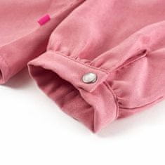 Vidaxl Otroška bluza z balonastimi rokavi starinsko roza 104