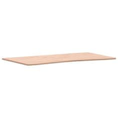 Vidaxl Mizna plošča 110x(55-60)x1,5 cm trdna bukovina