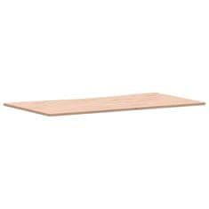 Vidaxl Mizna plošča 110x(55-60)x1,5 cm trdna bukovina
