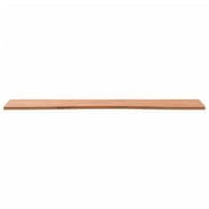 Vidaxl Mizna plošča 100x(45-50)x1,5 cm trdna bukovina
