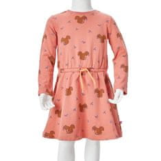Vidaxl Otroška obleka starinsko roza 140