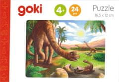 Goki Lesena sestavljanka Dinozavri: Brahiosaurus 24 kosov