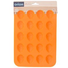 Orion silikonski pekač za peko oranžni orehi (za 20 kosov)