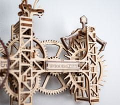 Wooden city 3D Steampunk stenska ura Puzzle 269 kosov