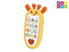 Maamaa Otroški telefon z učinki žirafe 13,5 cm