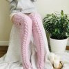 Udobne nogavice do stegen | SOCKLET Roza