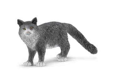 Schleich 13893 Schleich Farm World - Mačka pasme Maine Coon, otroška figurica za starost 3+