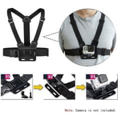 MG Harness jermen za športne kamere, črna